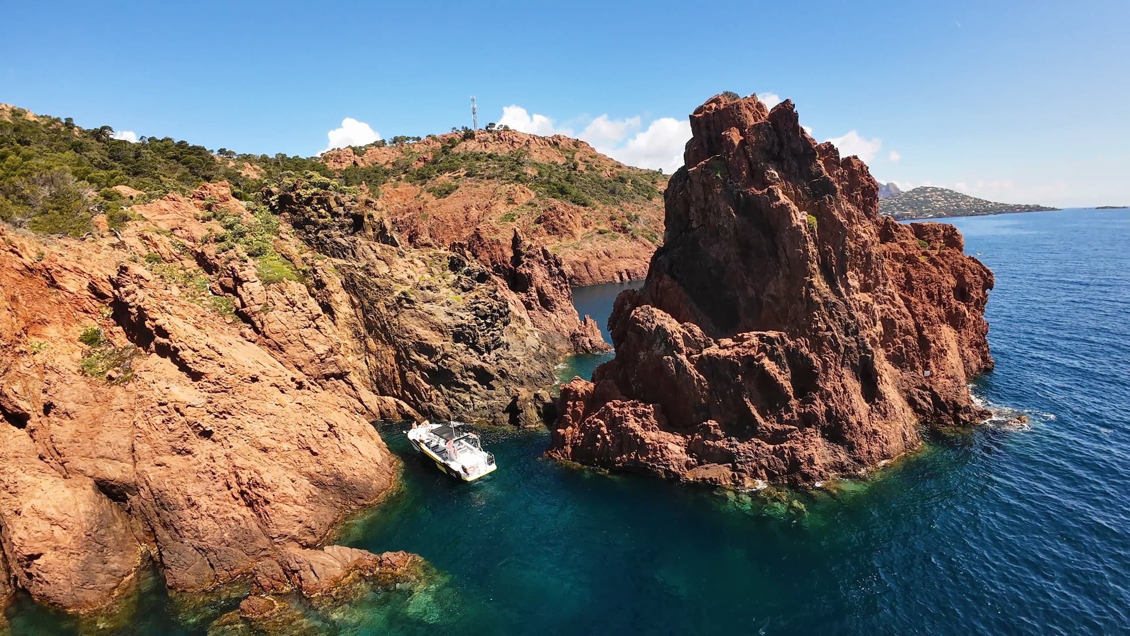 Les Calanques de l'Esterel - Départ Fréjus - Vedette