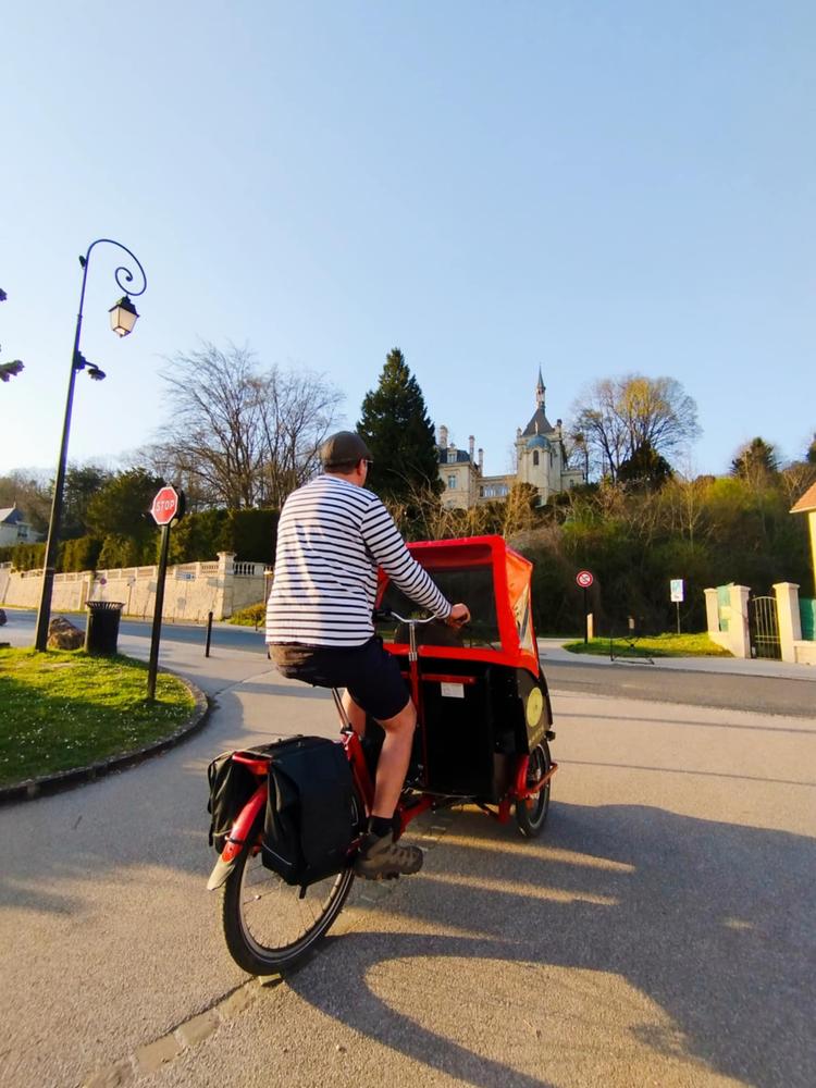 Balade insolite audioguidé en triporteur à Pierrefonds 