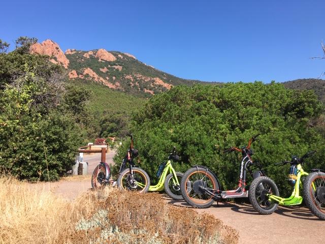 Balade en trottinette électrique tout terrain – près de Fréjus