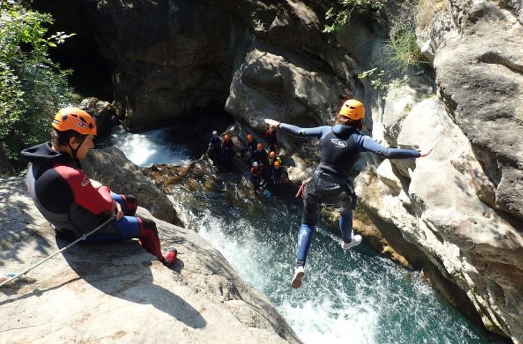 Demi-journée Canyoning  avec Rappel - Gorges du Loup