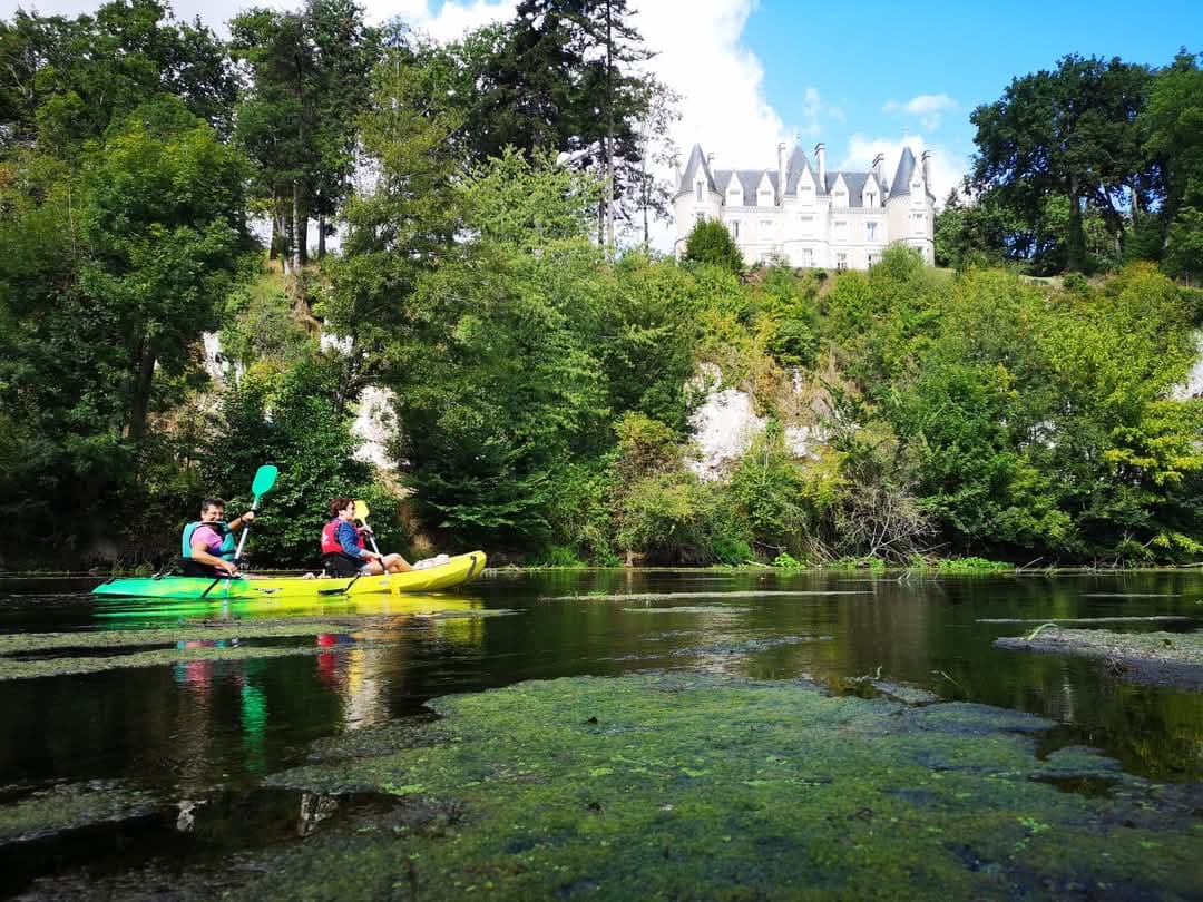 Journée canoë sur la Gartempe,  de Saint-Pierre-de-Maillé à La Roche-Posay
