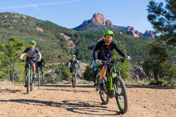 Excursion privatisée en VTT électrique dans l'Estérel
