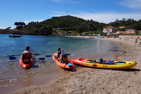 Excursion encadrée en Kayak-Estérel-Agay-Saint Raphael
