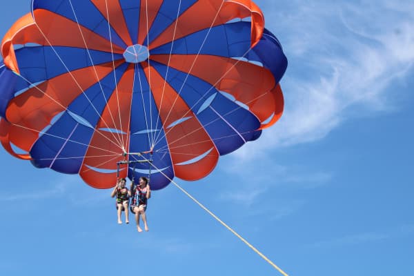 Vol en parachute ascensionnel