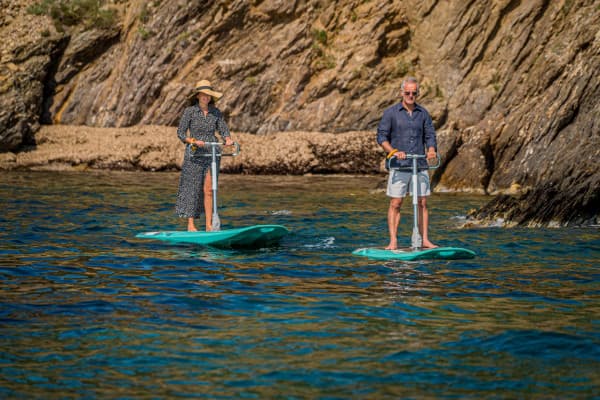 Location de paddles électriques avec guidon