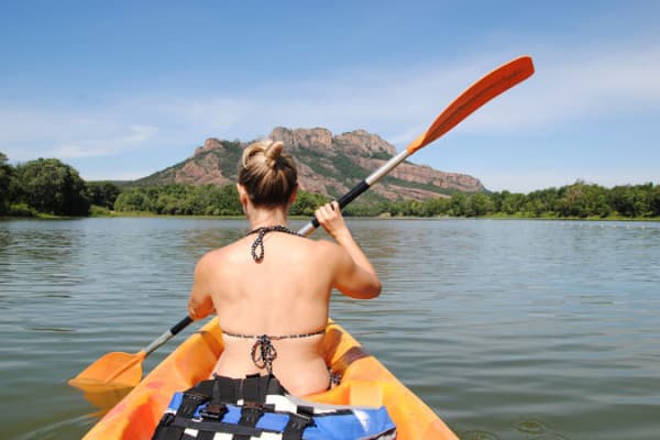 Location de canoë kayak sur lac
