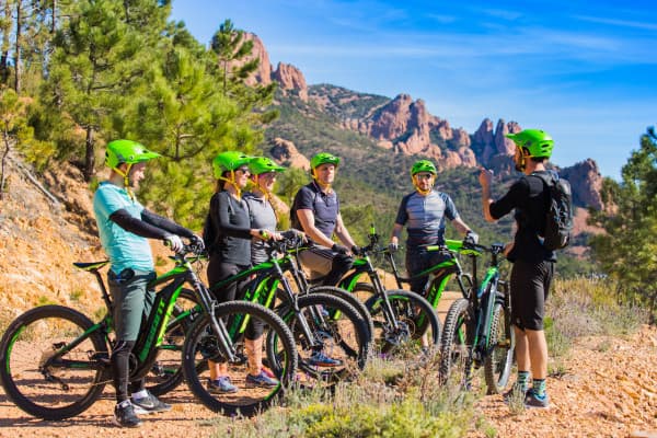 Excursion VTT électrique dans l'Estérel -Agay-avec guide