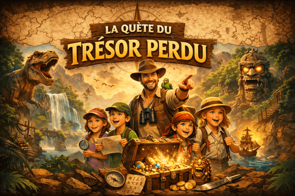 Aventure jeunesse - LA QUÊTE DU TRÉSOR PERDU
