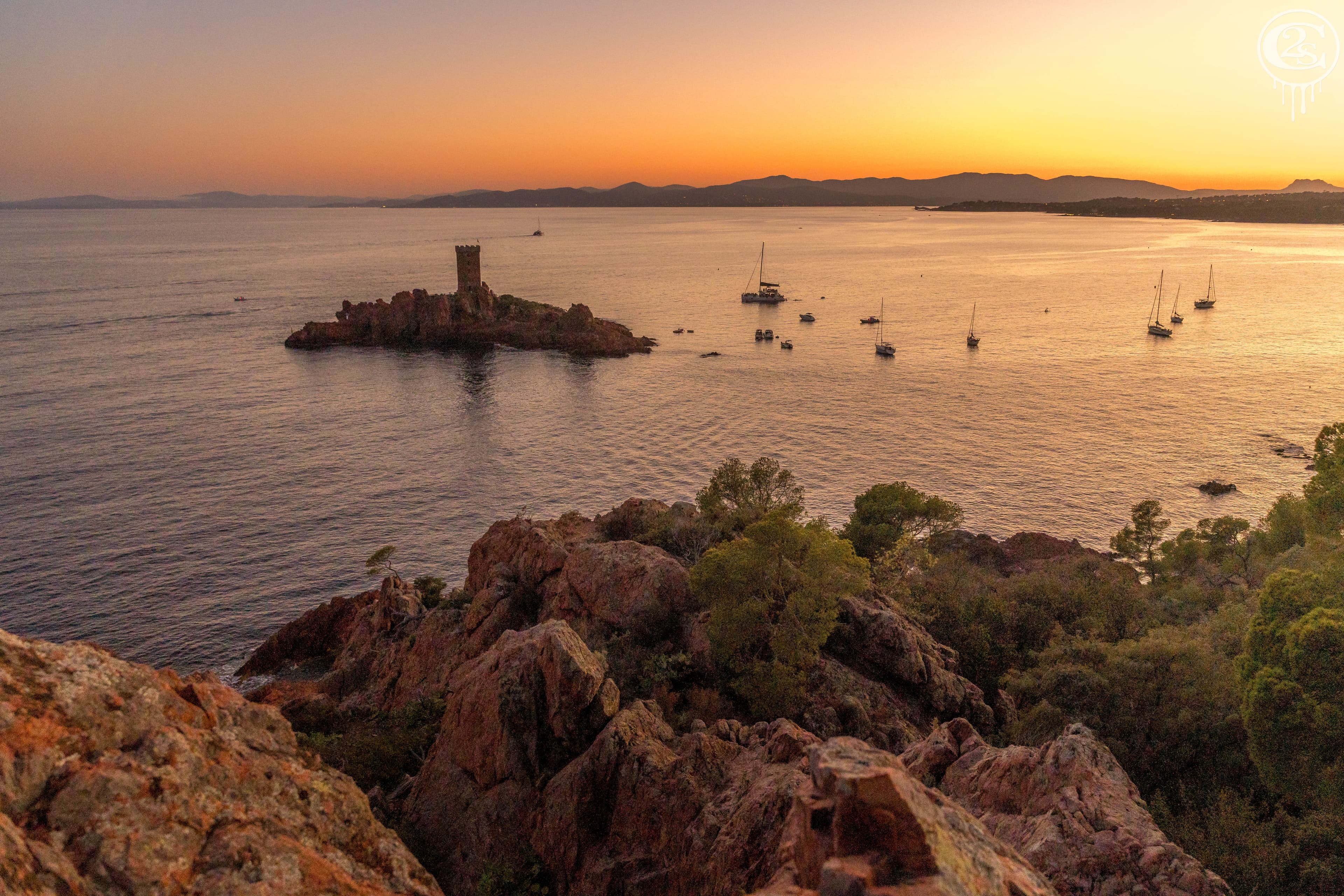 Départ St Raphaël | La Sunset Guinguette | Ile d'Or