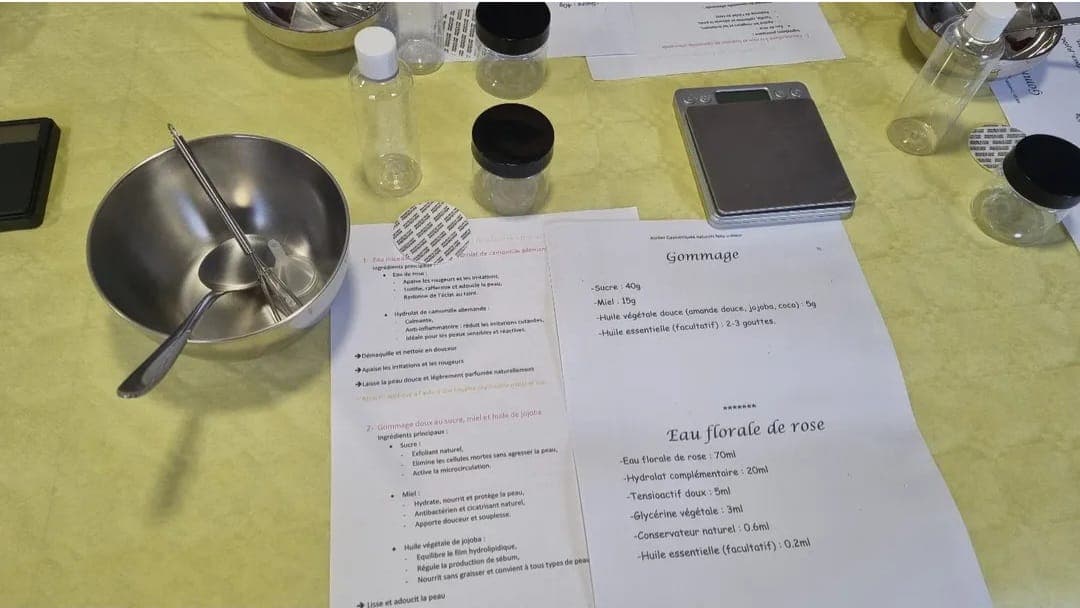 Atelier création cosmétique Spécial Saint Valentin